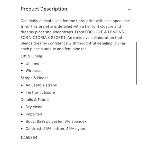 FOR LOVE & LEMONS BRALETTE - Picture 5 of 5